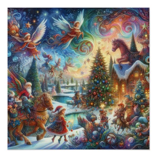 Wimesical World of a Childs Dream Christmas Perfect Poster (Voorkant)