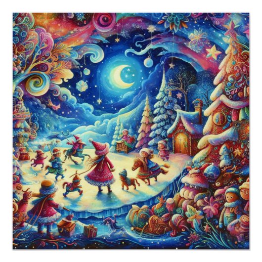 Wimesical World of a Childs Dream Christmas Perfect Poster (Voorkant)