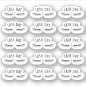 Wimper Afspraak Schoonheidssalon Bujo Planner Sticker (Voorkant)