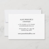 Wimper extensie Brow Bar Nazorg Instructies Kaart (Achterkant)