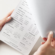 Wimper extensie client record 40 pagina's