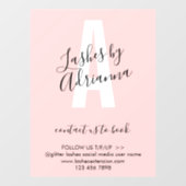Wimper Extensie Make-up Kunstenaar Stylist Raamsticker (Vel)