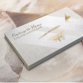 Wimper extensies make-up modern zilver geometrisch visitekaartje