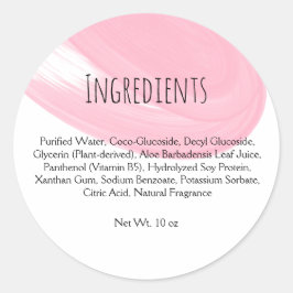 Wimper extensies Wimpers Pink Lash Bad Ingrediente Ronde Sticker