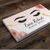 Wimper Extensions  Bloemen Wimpers Salon Visitekaartje