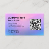 Wimper Kaarten Sjablonen Visitekaartje (Voorkant)