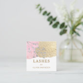 Wimper Make-up Artiest Vierkante Visitekaartje (Staand voorkant)