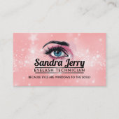 Wimper technicus slogans visitekaartjes (Voorkant)