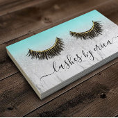 Wimper Technicus Turquoise Marble Lash Loyaliteit Klantenkaartje