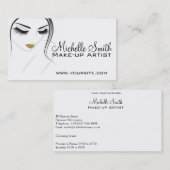 Wimper verlengingen Face long lashes Visitekaartje (Voorkant / Achterkant)