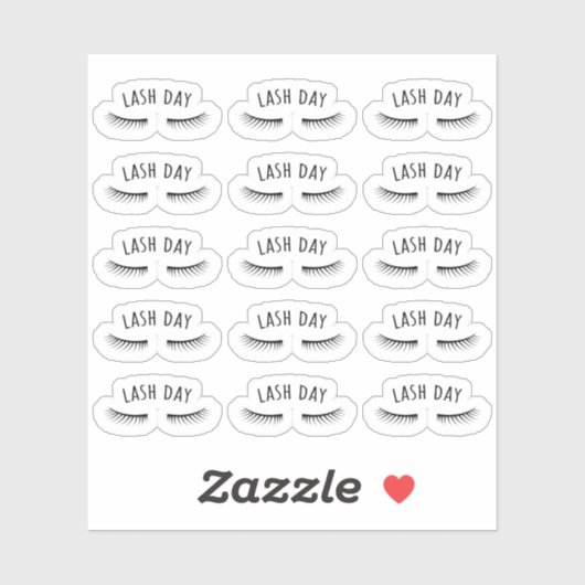 Wimperafspraak Schoonheidssalon Bujo Planner Sticker (Vel)
