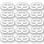 Wimperafspraak Schoonheidssalon Bujo Planner Sticker (Voorkant)