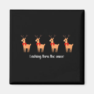Wimperartiest Kerst Rendier Estheticus Wimper Magneet