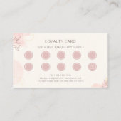 Wimperextensie Elegant Branding Lash Artist Klantenkaartje (Achterkant)