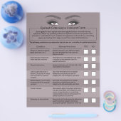 Wimperextensions Aansprakelijkheidsverklaring Wimp Flyer (Enkel)