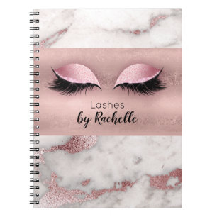Wimperharen Make-up Blush Roze Notitieboek
