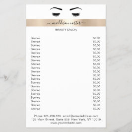 Wimpern Augenbrauen Flyer