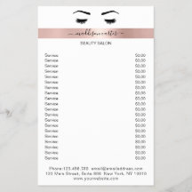 Wimpern Augenbrauen Flyer