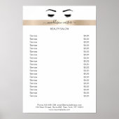 Wimpern Augenbrauen Poster (Voorkant)