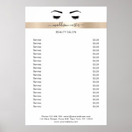 Wimpern Augenbrauen Poster
