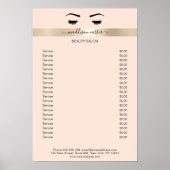 Wimpern Augenbrauen Poster (Voorkant)