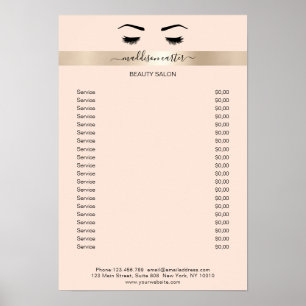 Wimpern Augenbrauen Poster