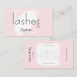 Wimpers Blush Roze Professionele Chic Visitekaartje