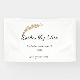 wimpers door naam toe te voegen contact info socia spandoek