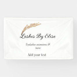 wimpers door naam toe te voegen contactgegevens so spandoek