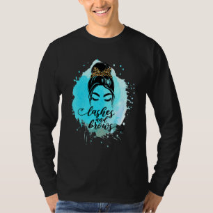Wimpers En Wenkbrauwen Threading Esthetician Schoo T-shirt