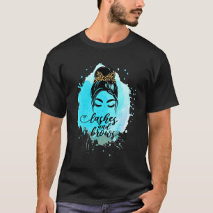 Wimpers En Wenkbrauwen Threading Esthetician Schoo T-shirt