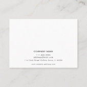 Wimpers extensies na moderne verzorging instructie visitekaartje (Achterkant)