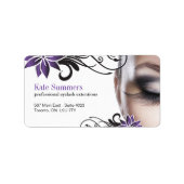 Wimpers Extensions - Labels (Voorkant)