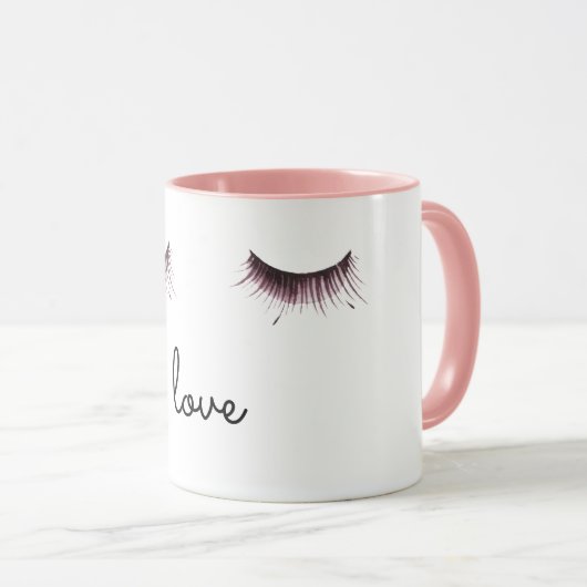 Wimpers liefde mok (Voorkant rechts)