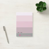 Wimpers, Lippen op Strepen-Personaliseerbaar Post-it® Notes (Kantoor)