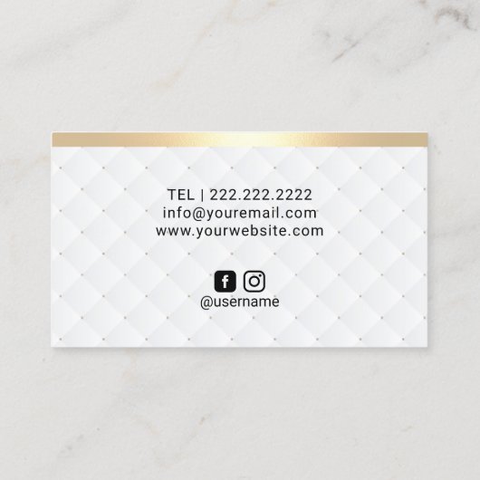 wimpers make-up artiest luxe wimper gouden rand visitekaartje (Achterkant)