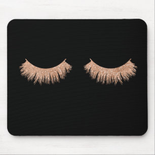 Wimpers Make-up Artist Zwart Stijlvol Muismat
