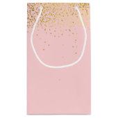 Wimpers met goud glitters klein cadeauzakje (Achterkant)