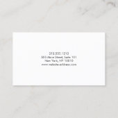 Wimpers met Leopard Print Loyalty Punch Kaart (Achterkant)