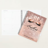 Wimpers Modern Rose Goud  Afspraakboek Planner (Display)