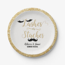 Wimpers of Staches Geslacht onthullen Baby shower