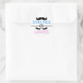 Wimpers of Staches geslacht onthullen stickers (Tas)