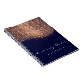 wimpers ogen make-up artiest koper blauw marine gl notitieboek (Rechterzijde)