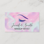 Wimpers | Schoonheid | Kleurrijke Vloeibare Achter Klantenkaartje (Voorkant)