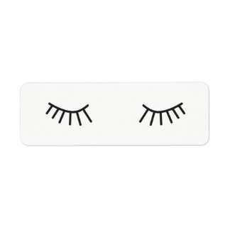Wimpers stickers, schattig gezicht stickers