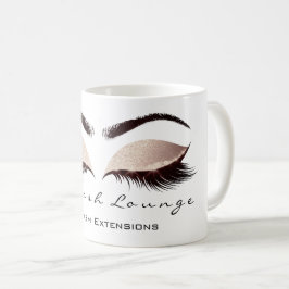 Wimpers Uitbreiding Beauty Studio White Eyes Glitt Koffiemok