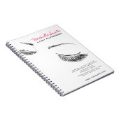 Wimpers verlengen Wimper Extensie Notitieboek (Rechterzijde)