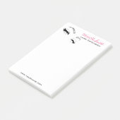 Wimpers wenkbrauwen Permanent Make-up Artiest Ogen Post-it® Notes (Schuin)