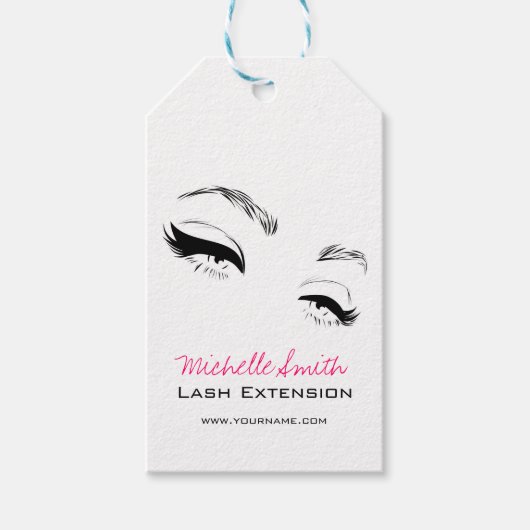 Wimpers wenkbrauwen permanente make-up artiest Eye Cadeaulabel (Voorkant)