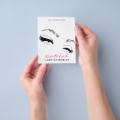 Wimpers wenkbrauwen permanente make-up artiest Eye Flyer (Hand)